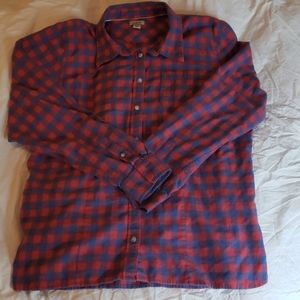 LL Bean Plaid Flannel